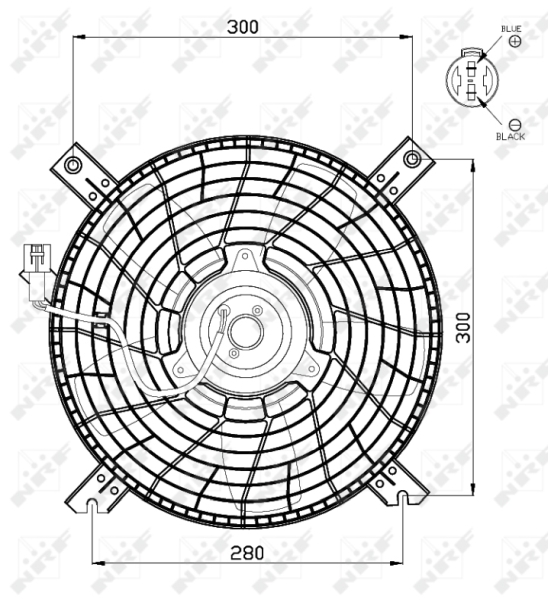 NRF Ventilatorwiel-motorkoeling 47469