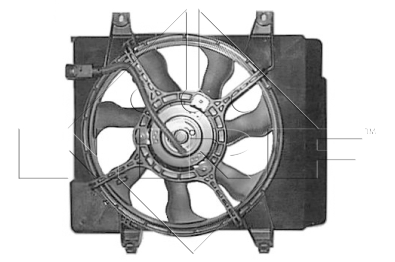 Ventilatorwiel-motorkoeling NRF 47685