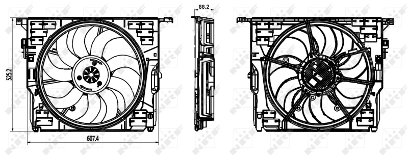 NRF Ventilatorwiel-motorkoeling 47839