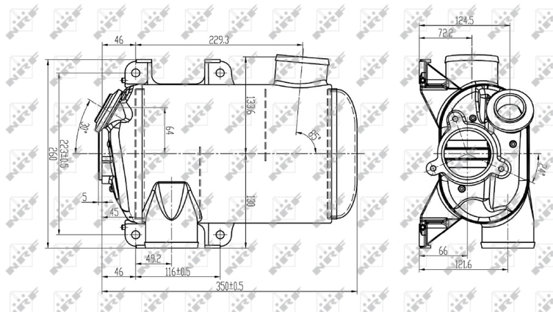 NRF EGR koeler 48108