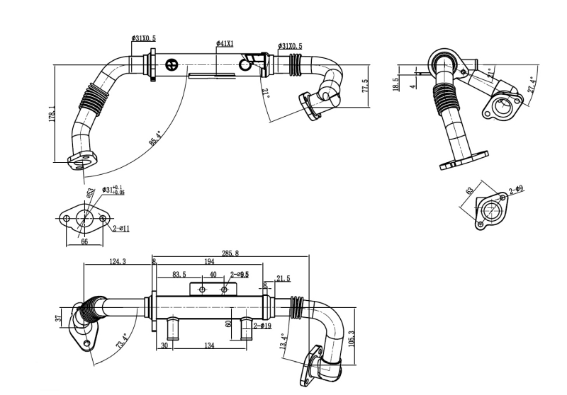 NRF EGR koeler 48409