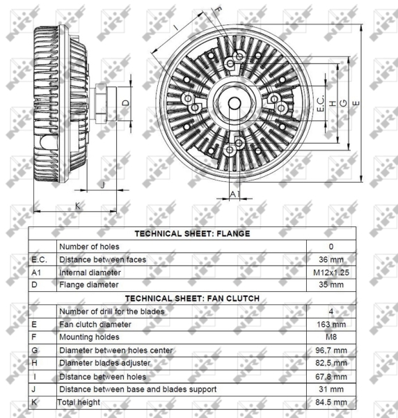 NRF Visco-koppeling 49067