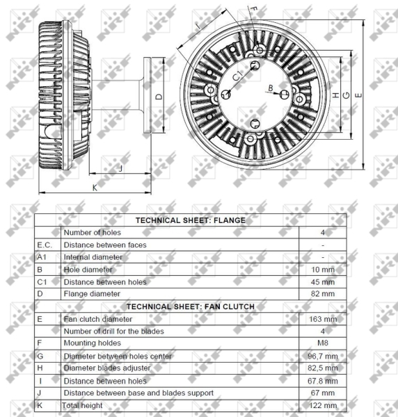 NRF Visco-koppeling 49089