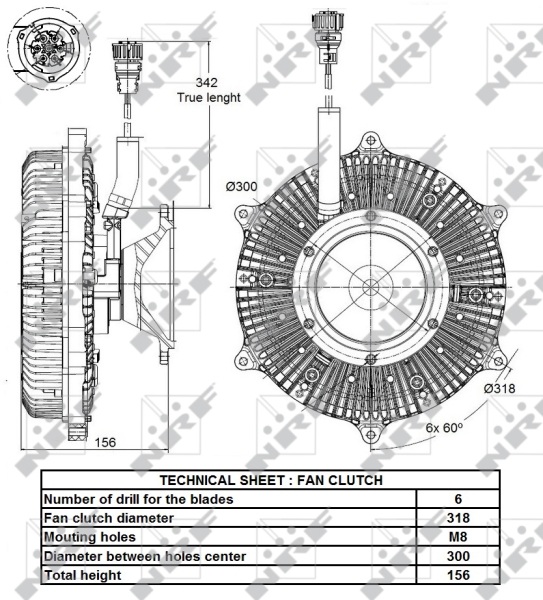 NRF Visco-koppeling 49137