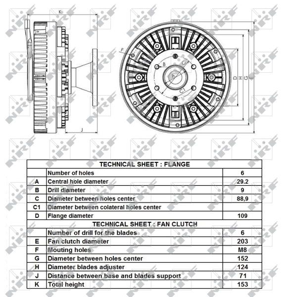 Visco-koppeling NRF 49431