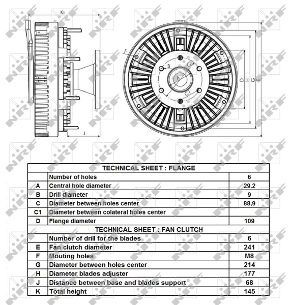 Visco-koppeling NRF 49434