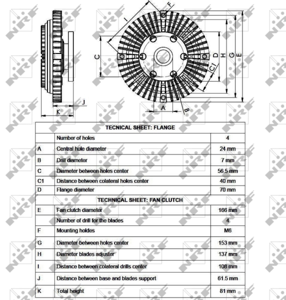 NRF Visco-koppeling 49525