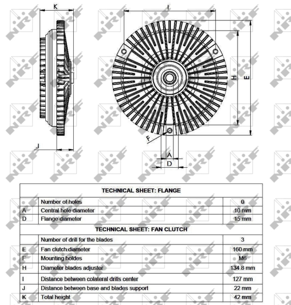 NRF Visco-koppeling 49530