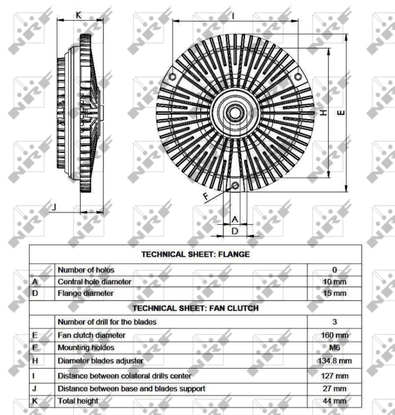 NRF Visco-koppeling 49535