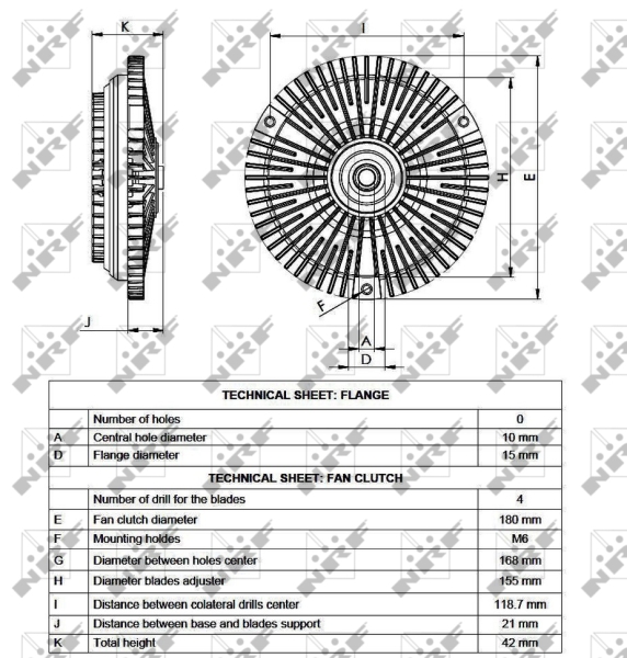 NRF Visco-koppeling 49537