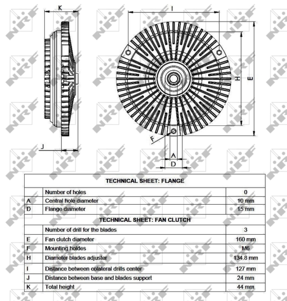 NRF Visco-koppeling 49538