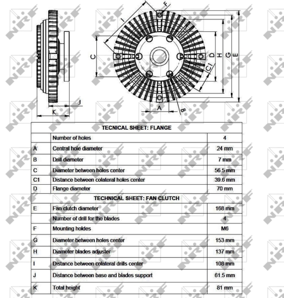 NRF Visco-koppeling 49547