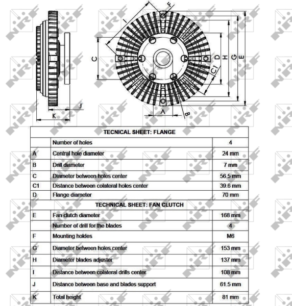 NRF Visco-koppeling 49549