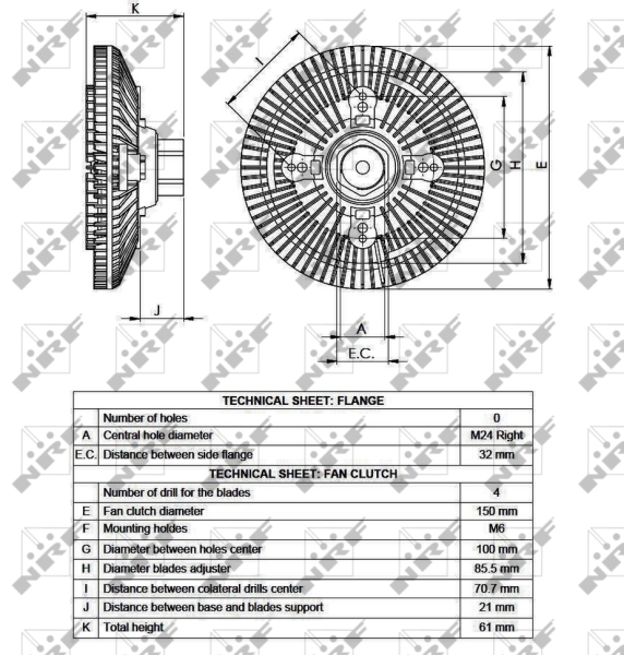 NRF Visco-koppeling 49551