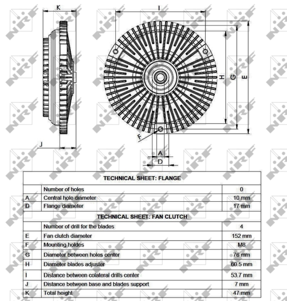 NRF Visco-koppeling 49565