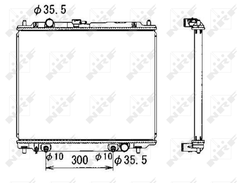 NRF Radiateur 50001