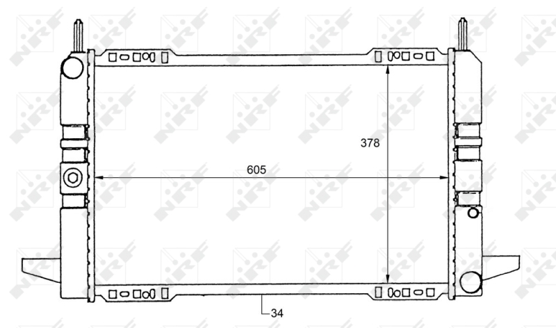 NRF Radiateur 50111