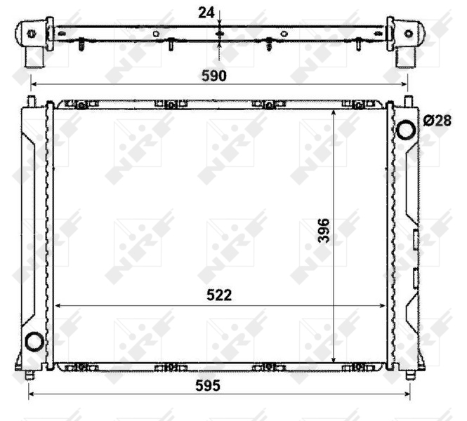 NRF Radiateur 50121