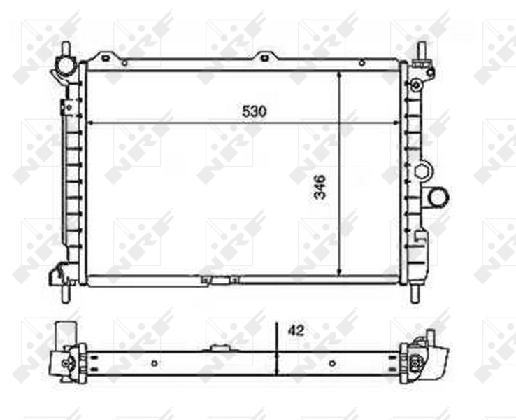 NRF Radiateur 50126