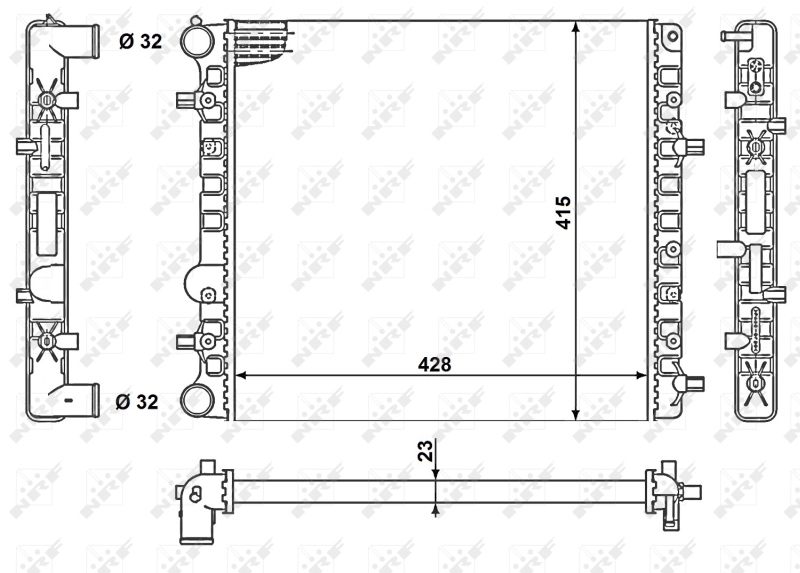 Radiateur NRF 50140