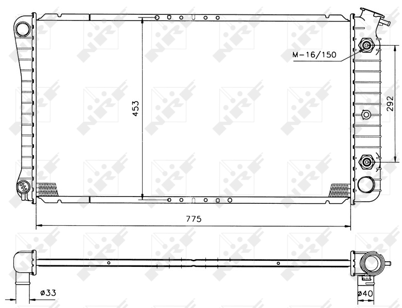 NRF Radiateur 50206