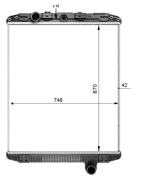 NRF Radiateur 50263