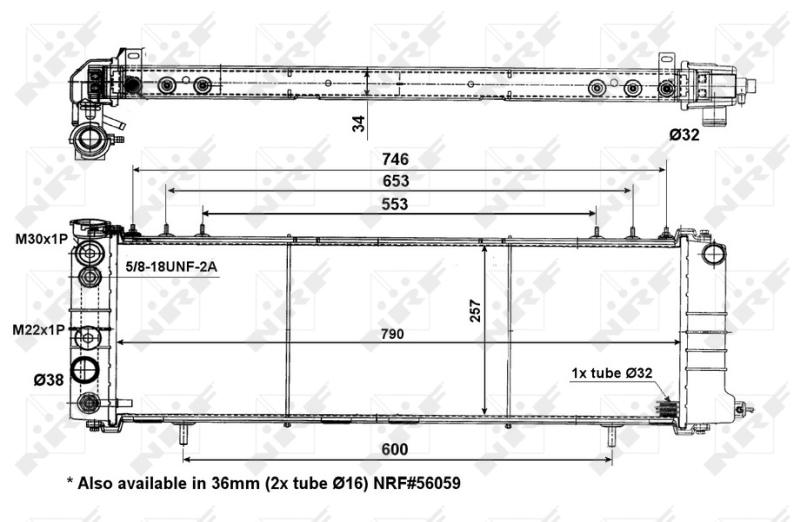 NRF Radiateur 50321