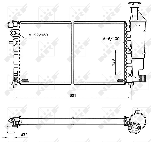 NRF Radiateur 50423