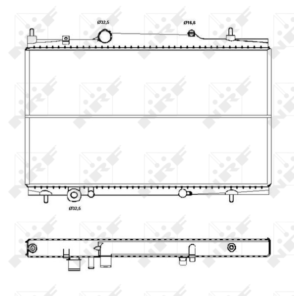 NRF Radiateur 50441