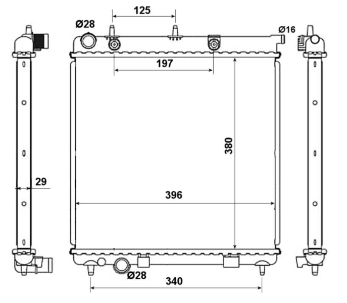 NRF Radiateur 50467