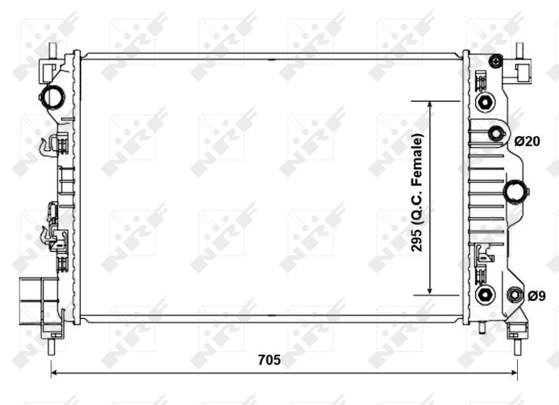 NRF Radiateur 50476