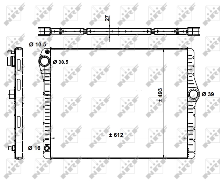 NRF Radiateur 50479
