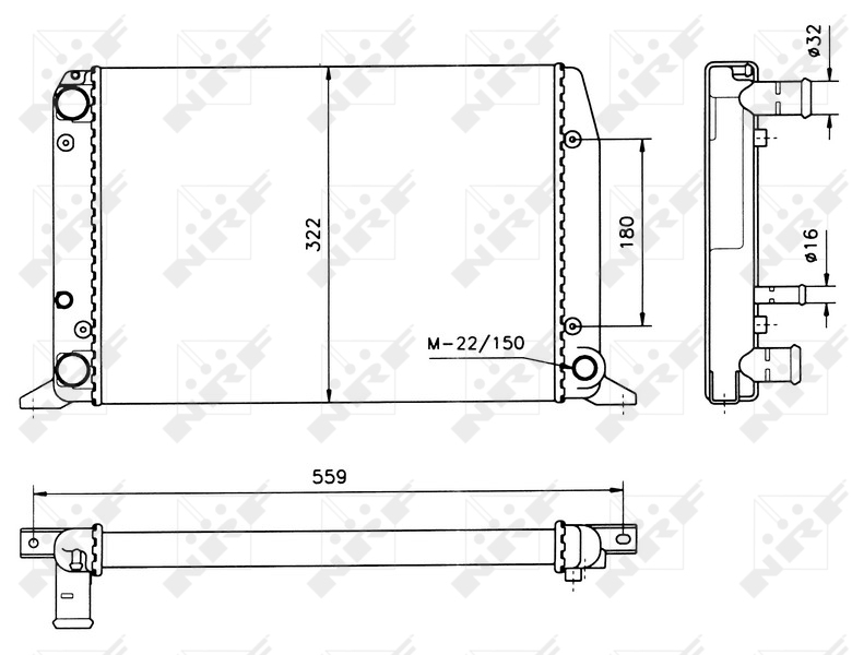 NRF Radiateur 50514