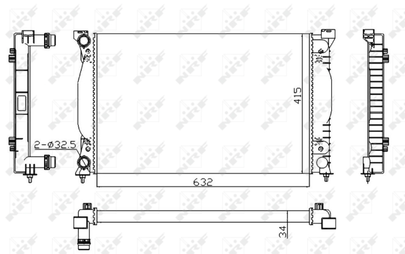 NRF Radiateur 50539A