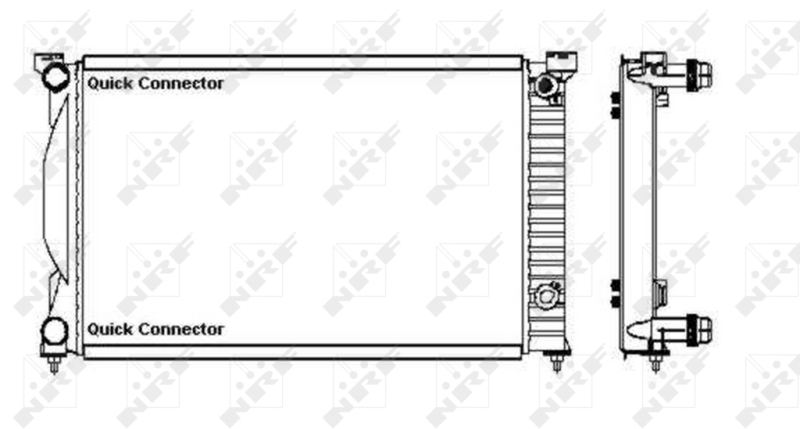 NRF Radiateur 50543