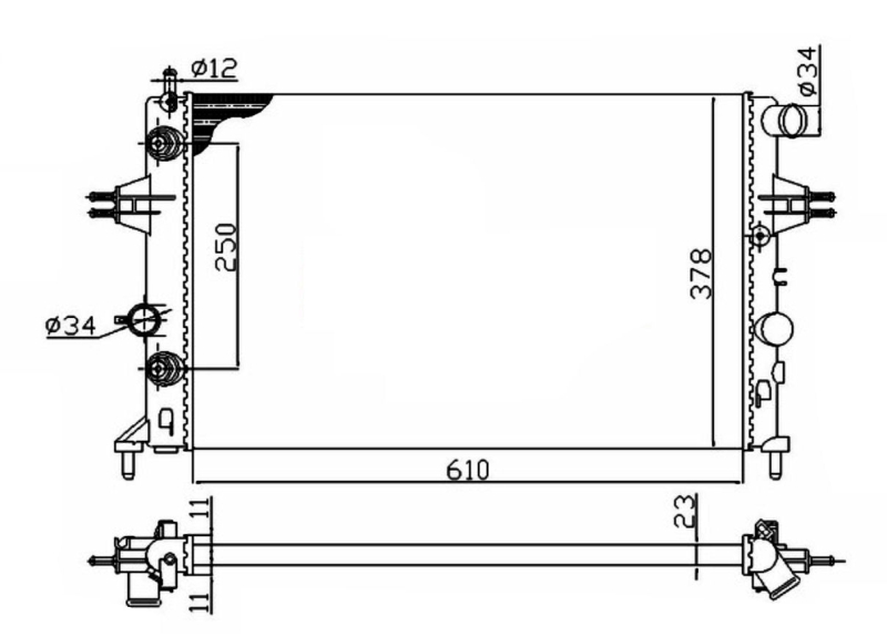 Radiateur NRF 50562A