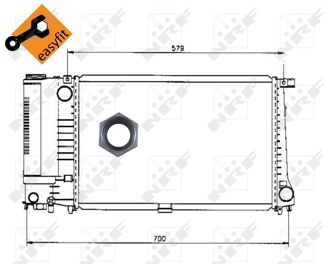 NRF Radiateur 50568