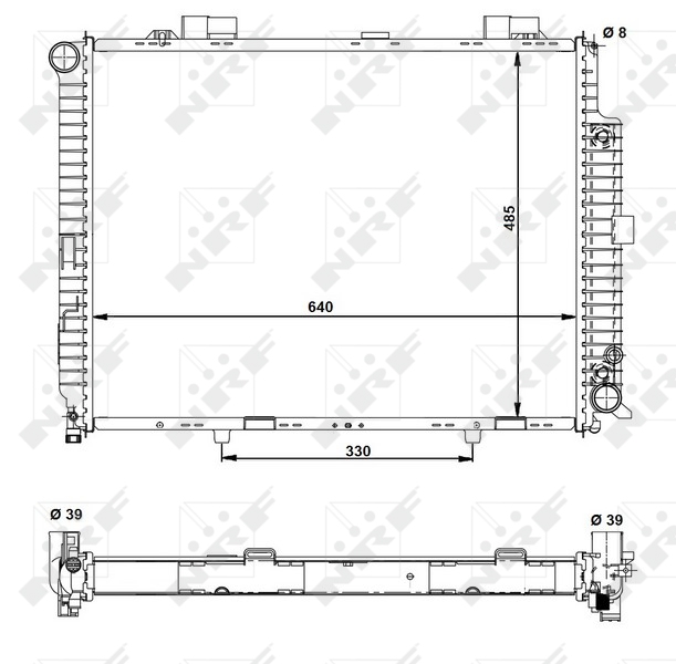 NRF Radiateur 50575