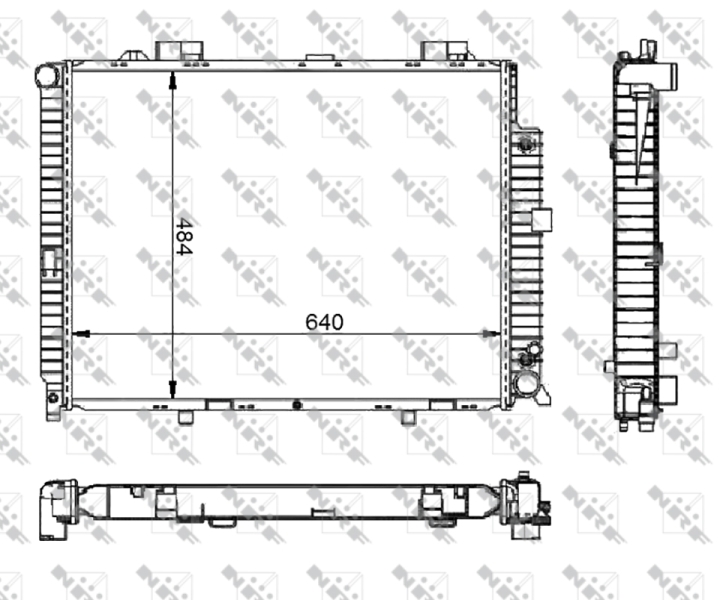 NRF Radiateur 50579