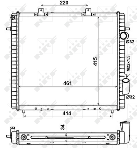 NRF Radiateur 507359