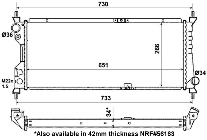 NRF Radiateur 507522