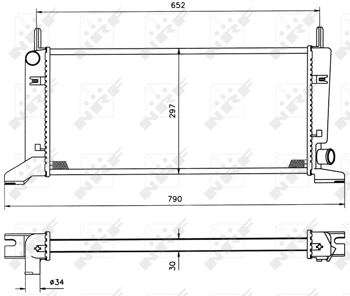 NRF Radiateur 509500