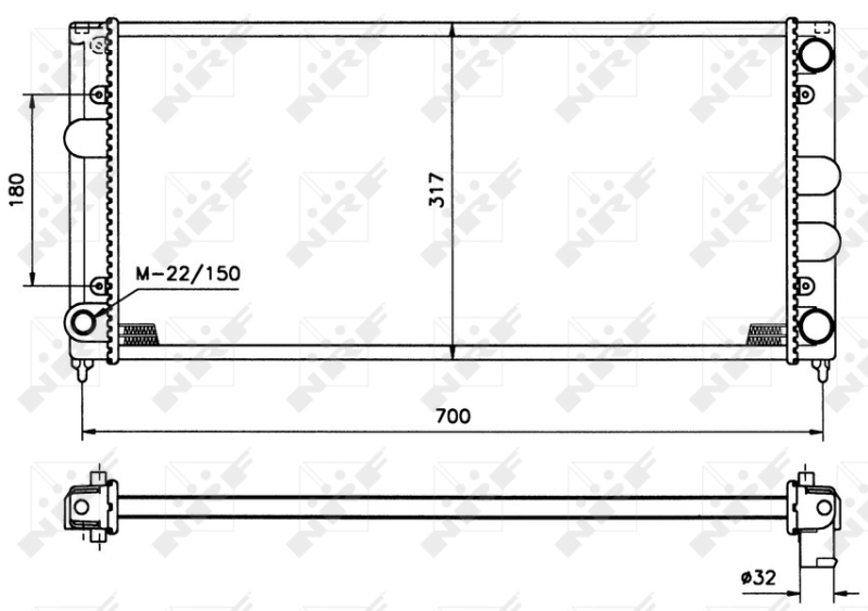 NRF Radiateur 509506