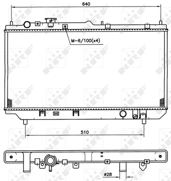 Radiateur NRF 509511