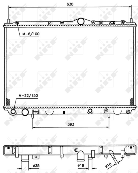 NRF Radiateur 509518