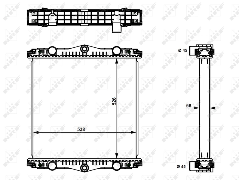 NRF Radiateur 509569