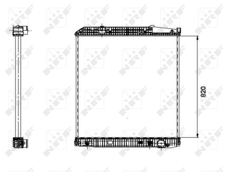 NRF Radiateur 509579