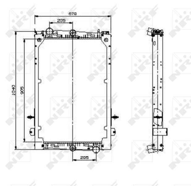 NRF Radiateur 509586