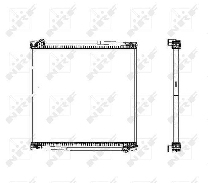 NRF Radiateur 509587