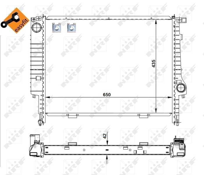 NRF Radiateur 509589